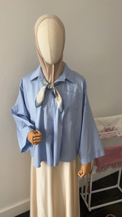 OVERSIZED SHIRT BABYBLUE