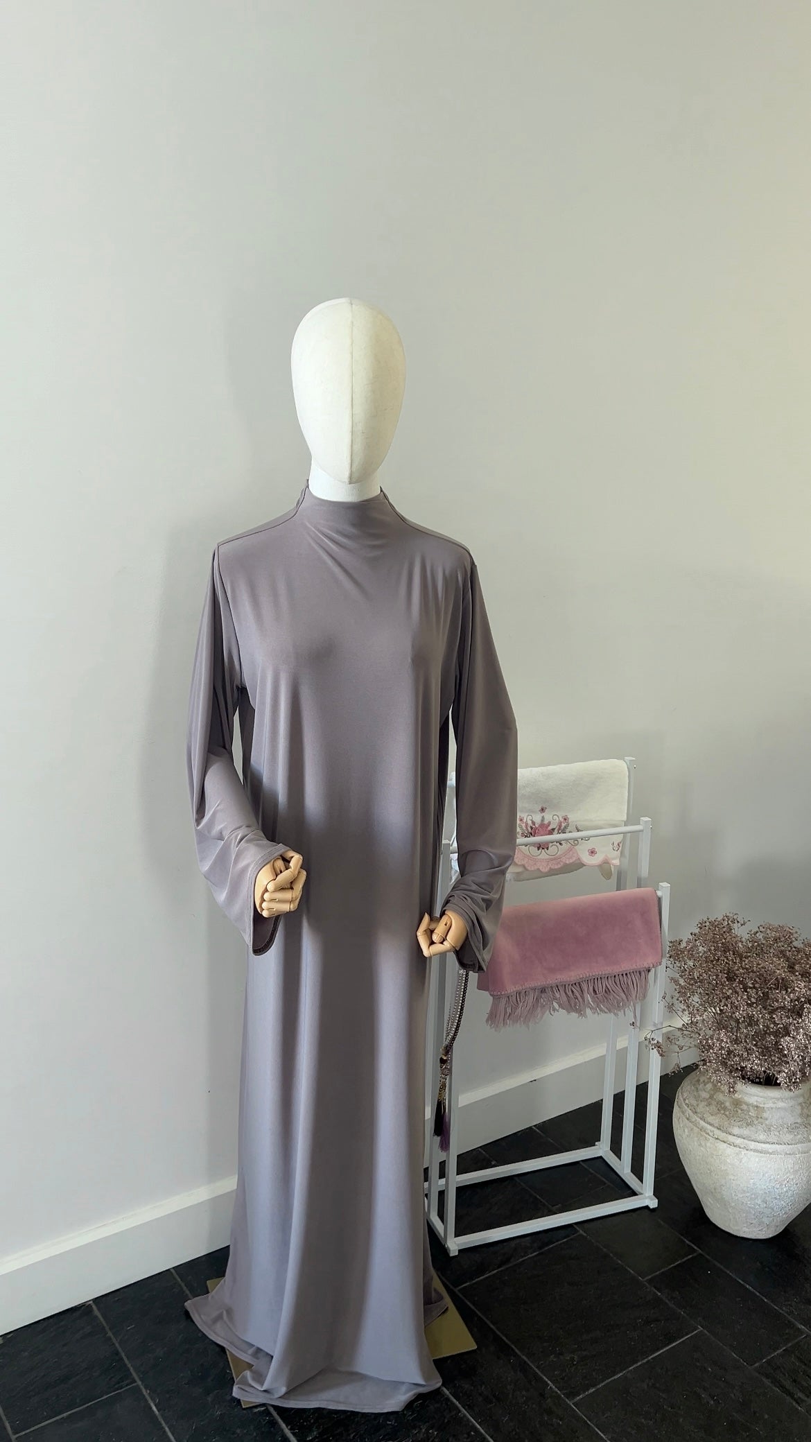 ABAYA KHIMAR SET TAUPE