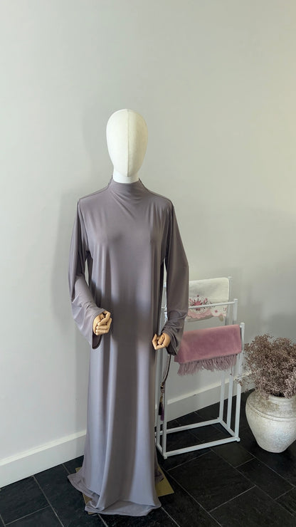 ABAYA KHIMAR SET TAUPE