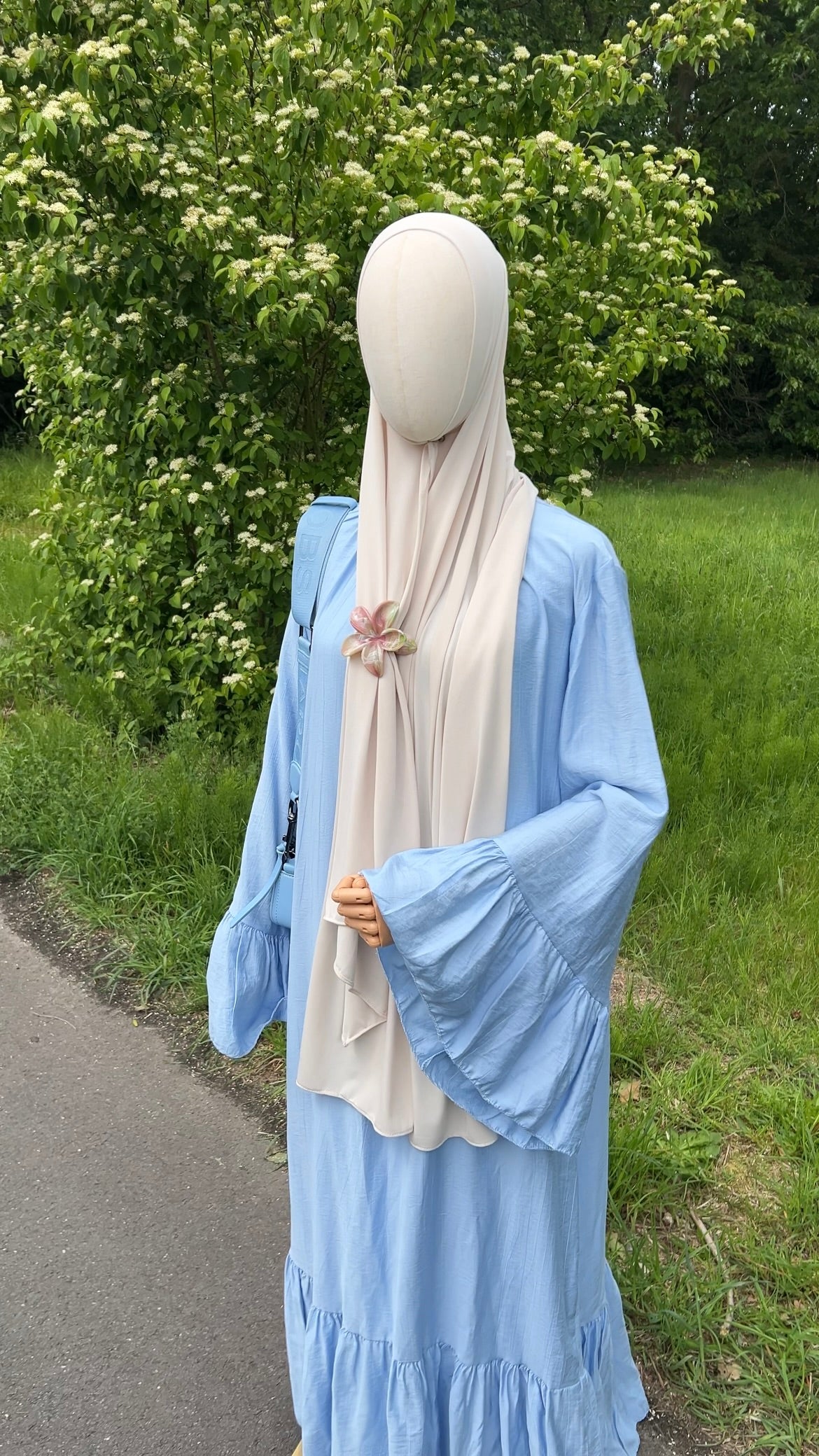AIRY DRESS BABY BLUE (RESTOCKING SOON)