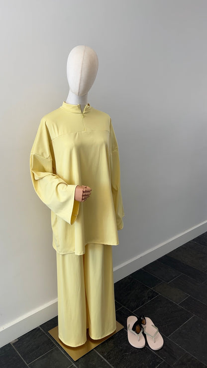 ZIP BURKINI YELLOW