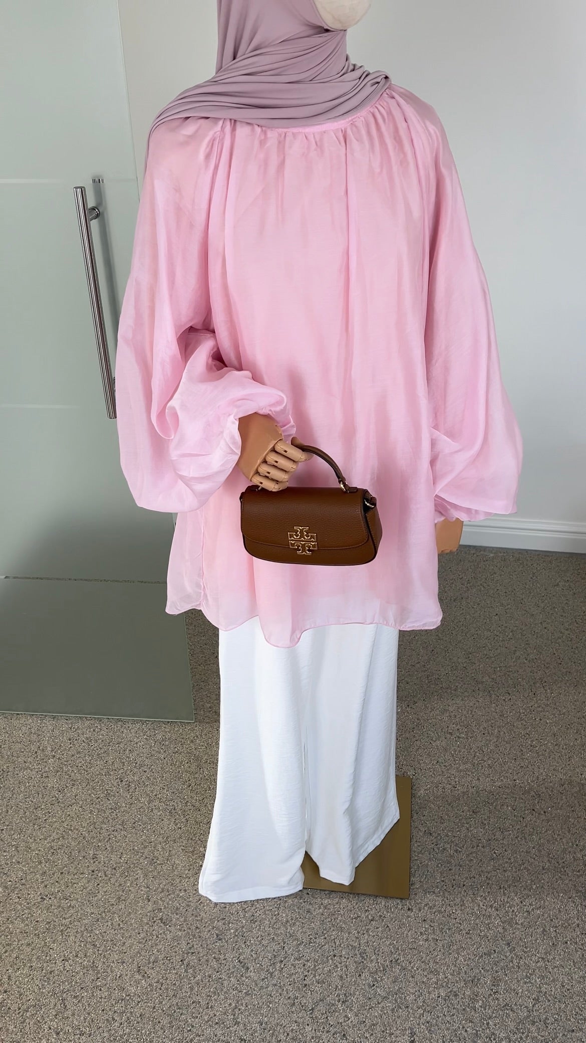 CLOUD TOP COTTON PINK (double lined, not see through)