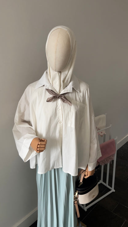 OVERSIZED SHIRT WHITE
