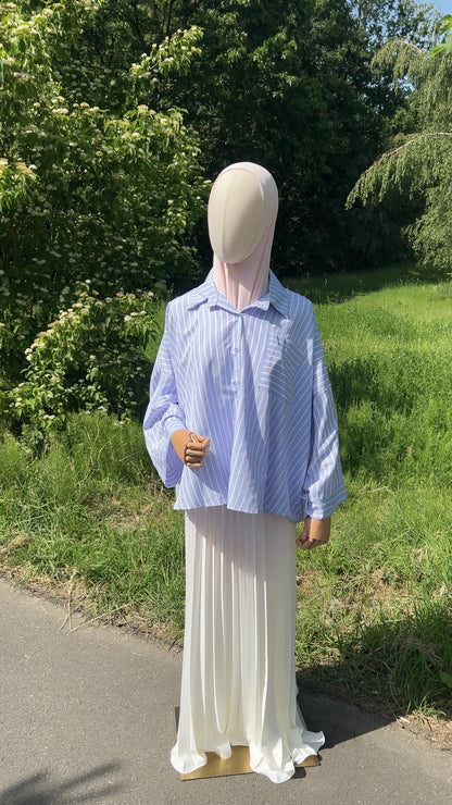 STRIPED SHIRT PINK/BLUE