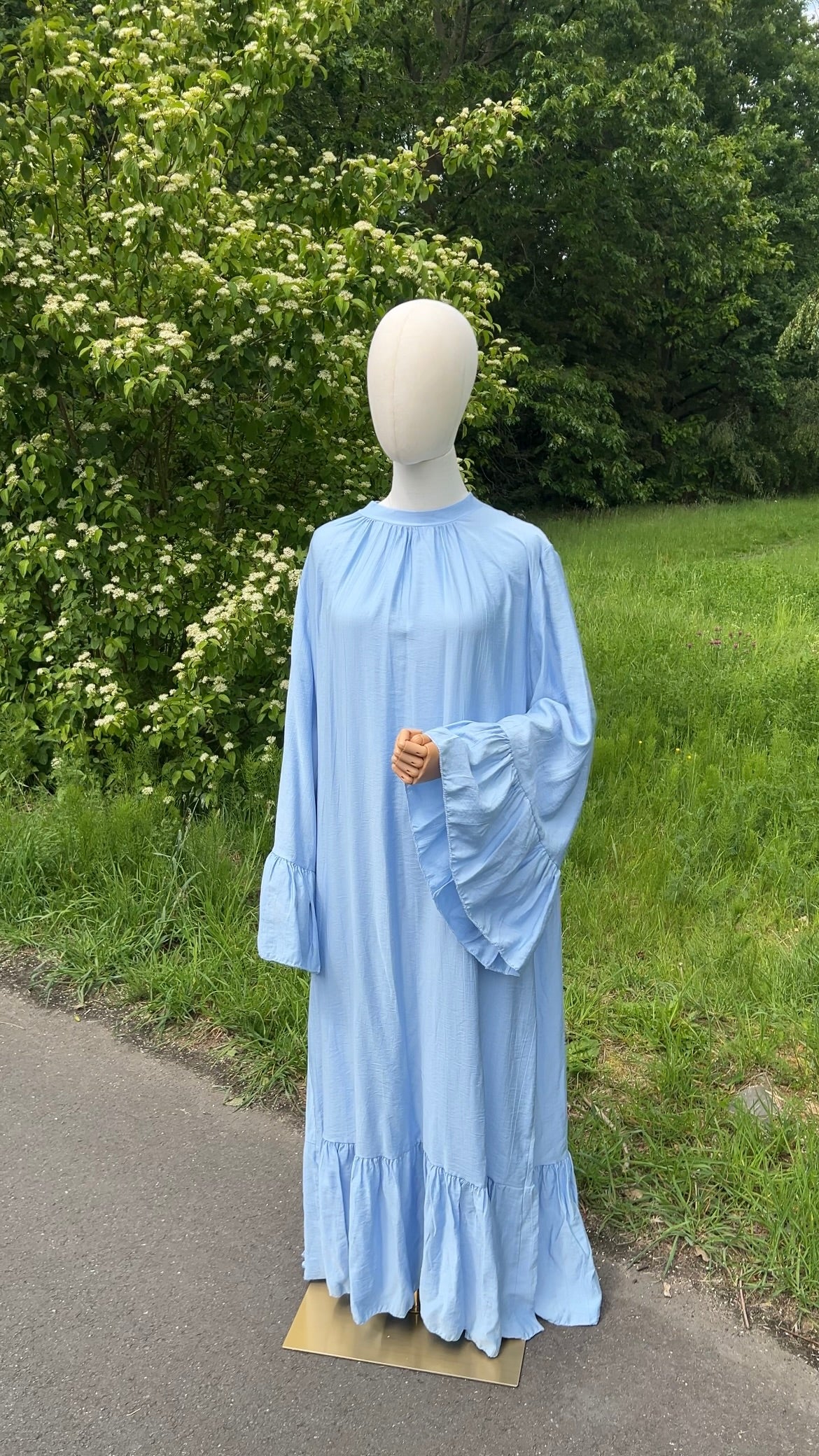 AIRY DRESS BABY BLUE (RESTOCKING SOON)