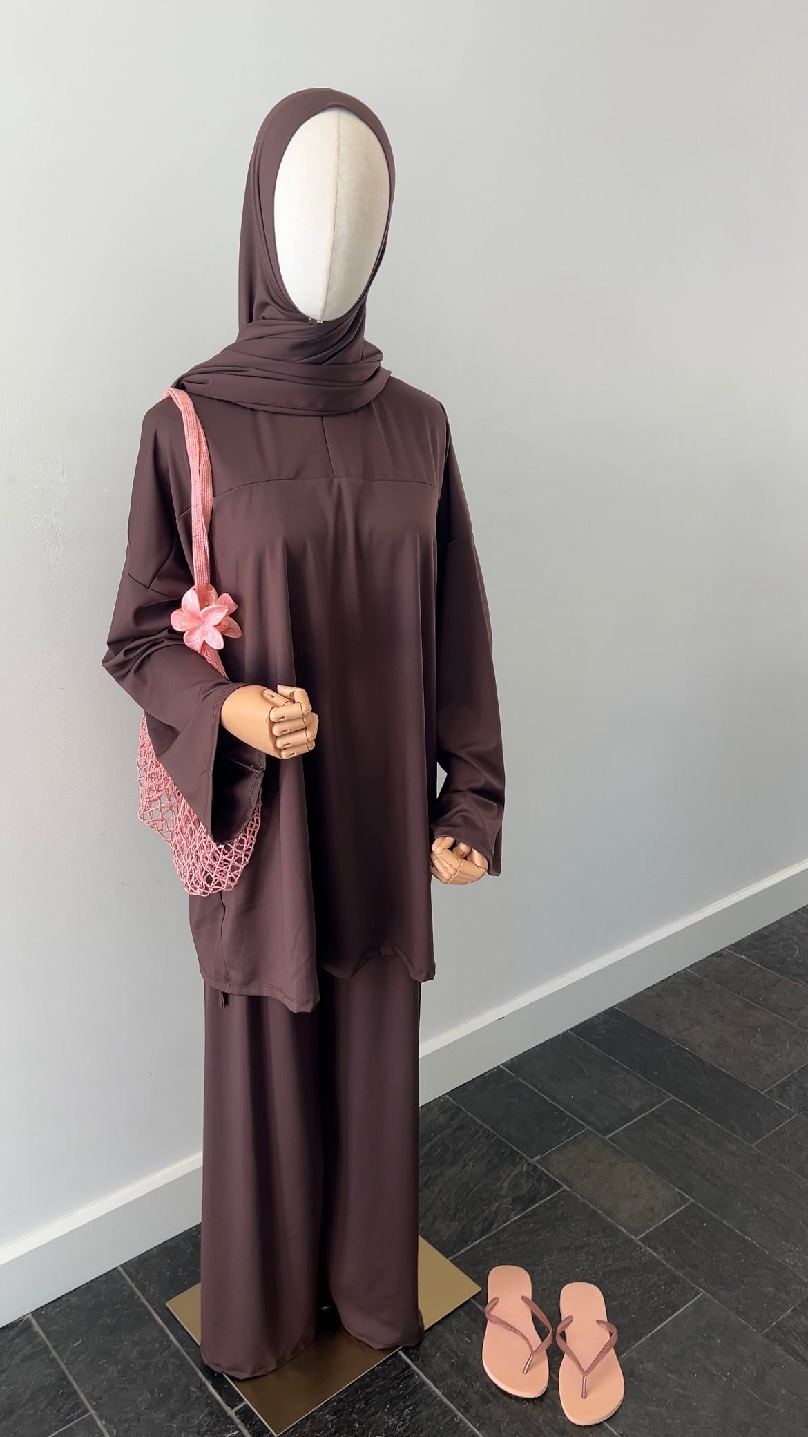 ZIP BURKINI CHOCO