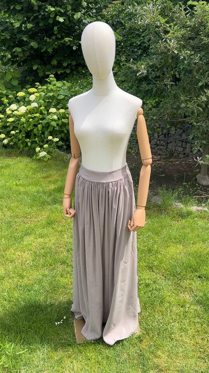 FLOWY SKIRT TAUPE