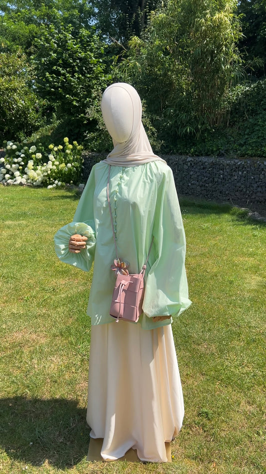 COTTON PUFF TOP MINT
