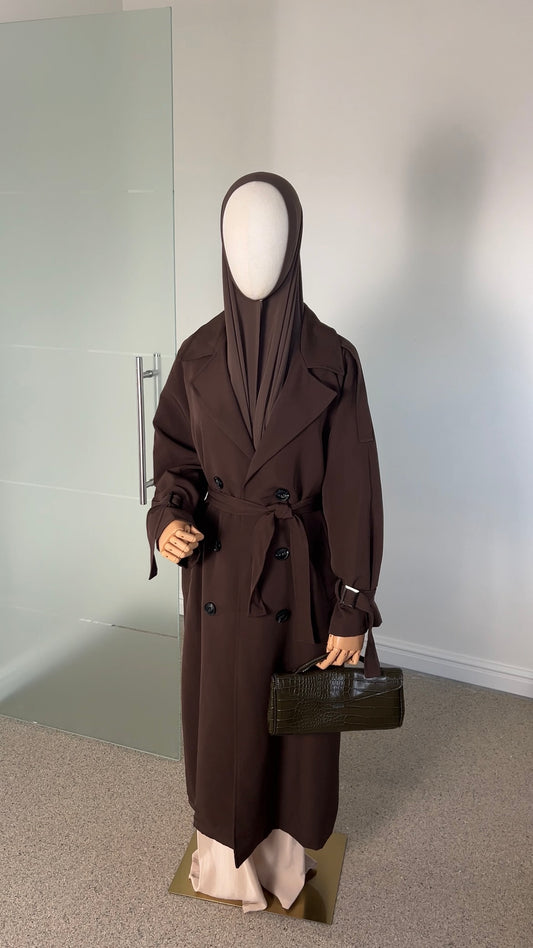 TRENCH COAT BROWN