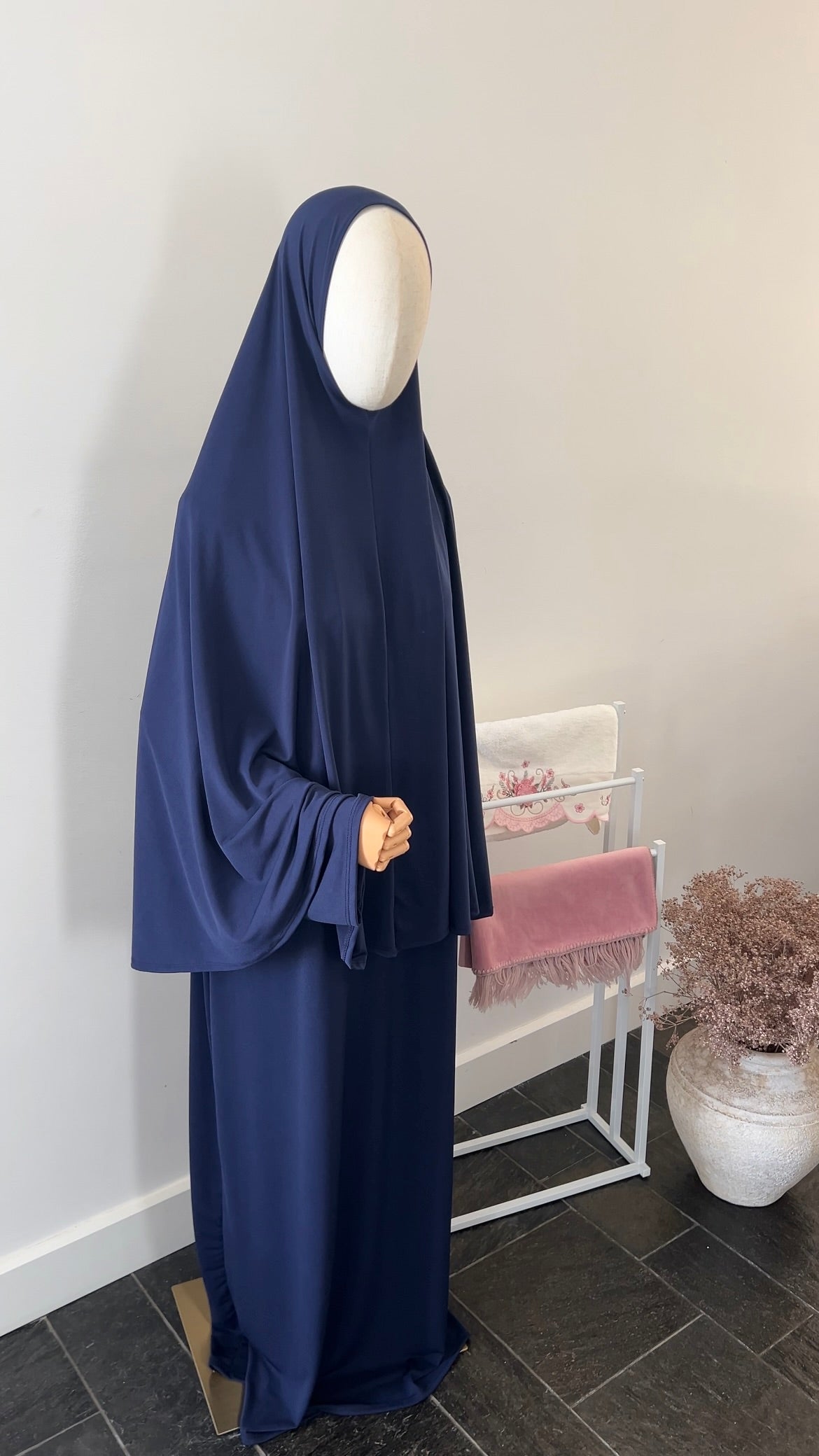 ABAYA KHIMAR SET NAVY