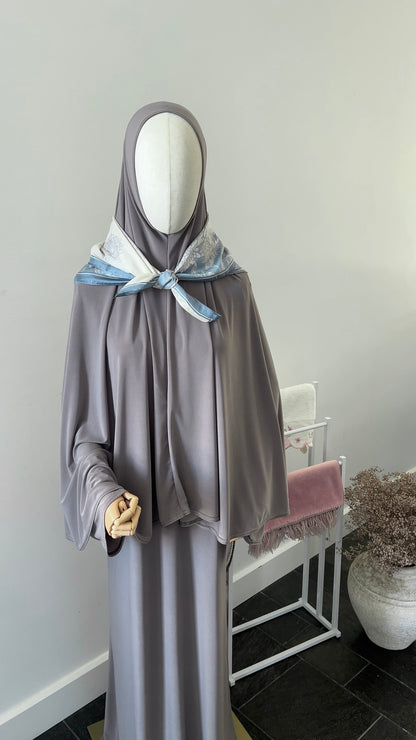 ABAYA KHIMAR SET TAUPE