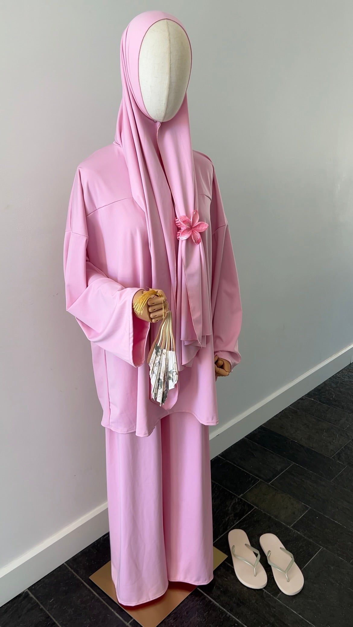 ZIP BURKINI PINK