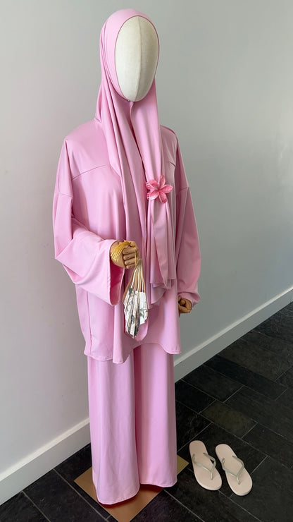 ZIP BURKINI PINK