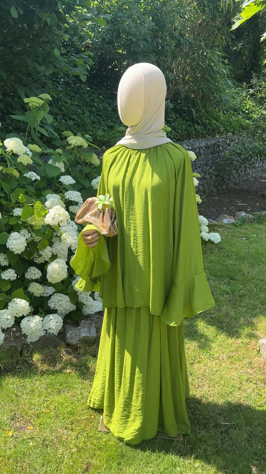 AIRY ESSENTIAL SET OLIVE (RESTOCKING THIS WEEK)