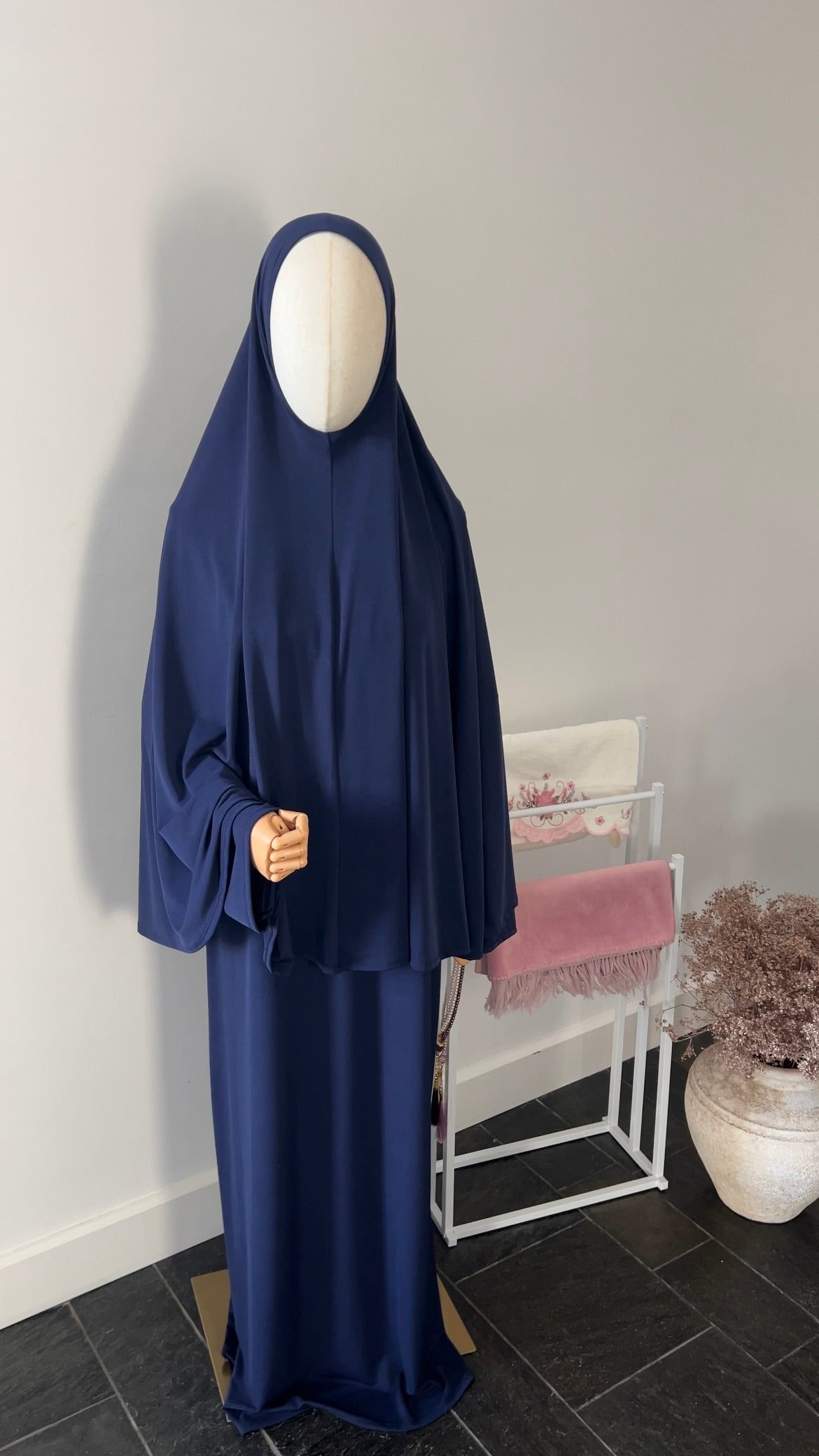ABAYA KHIMAR SET NAVY