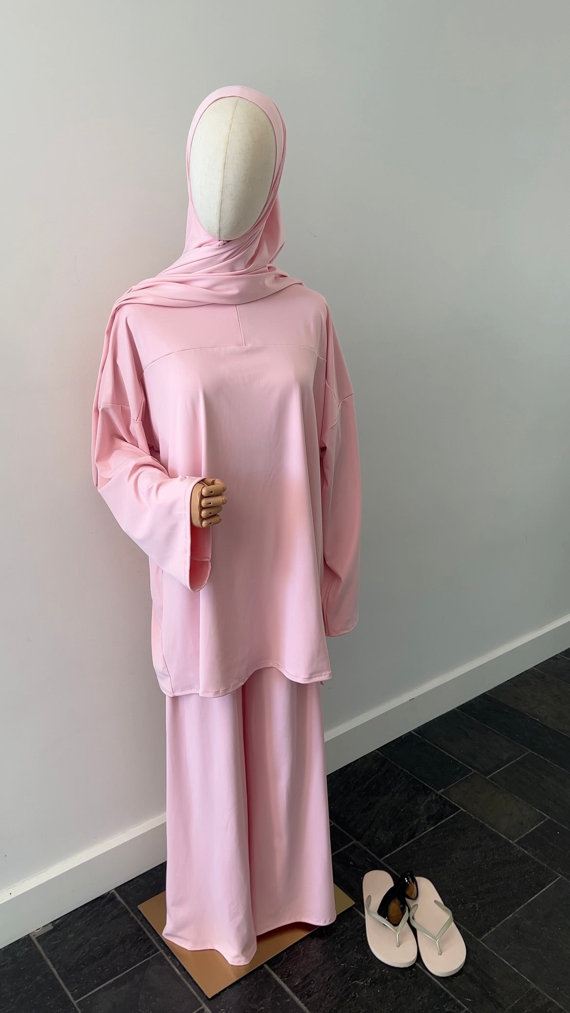 ZIP BURKINI BABY PINK