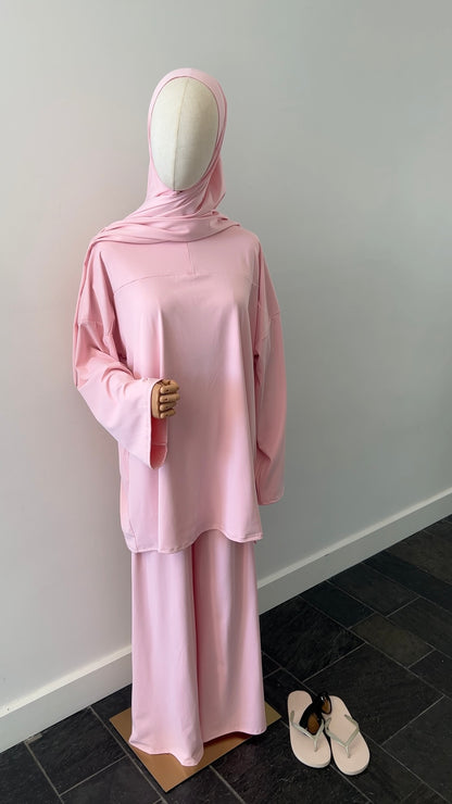 ZIP BURKINI BABY PINK