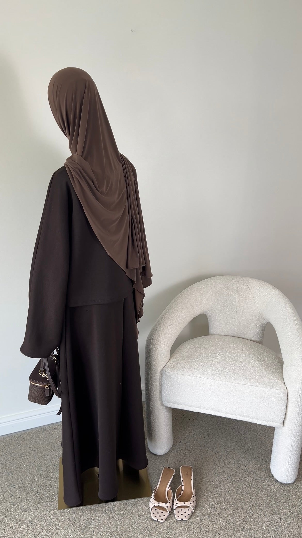 BUTTER SET DARK BROWN