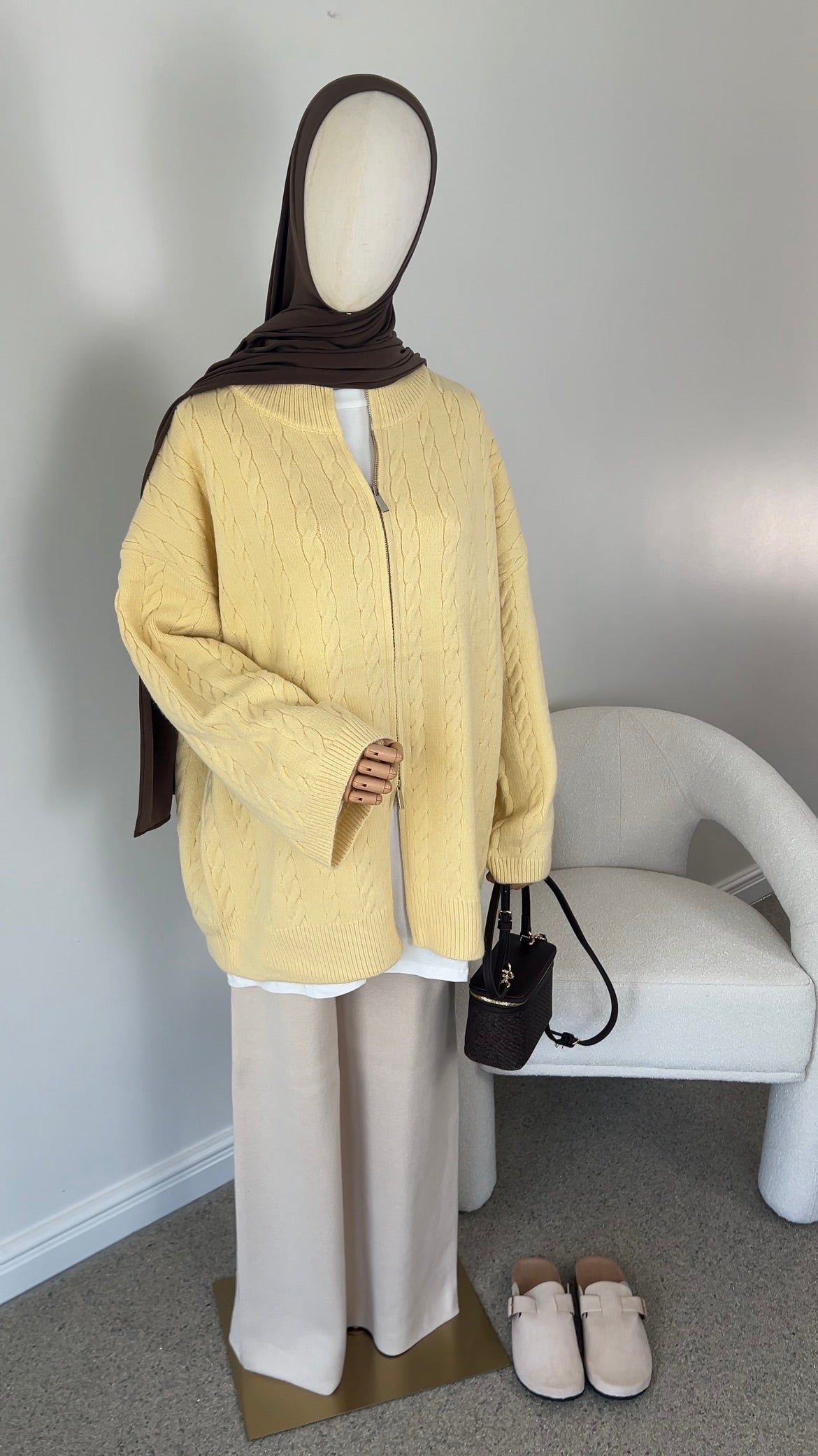 CABLE ZIPPER YELLOW