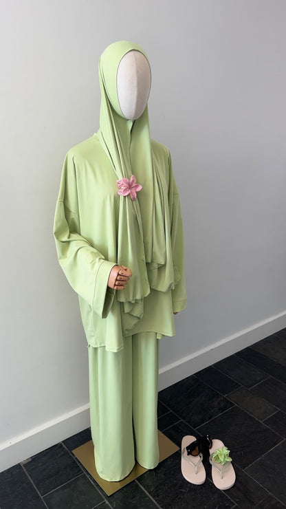 BURKINI 3 PIECE GREEN