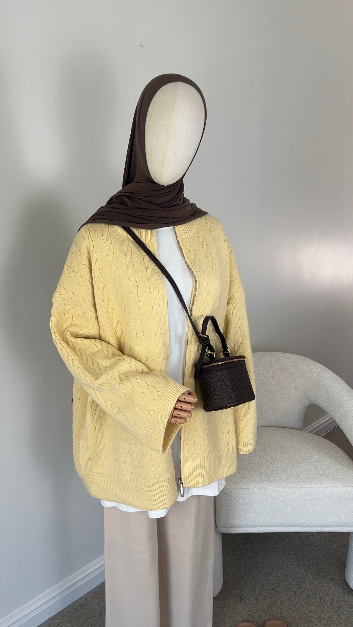 CABLE ZIPPER YELLOW