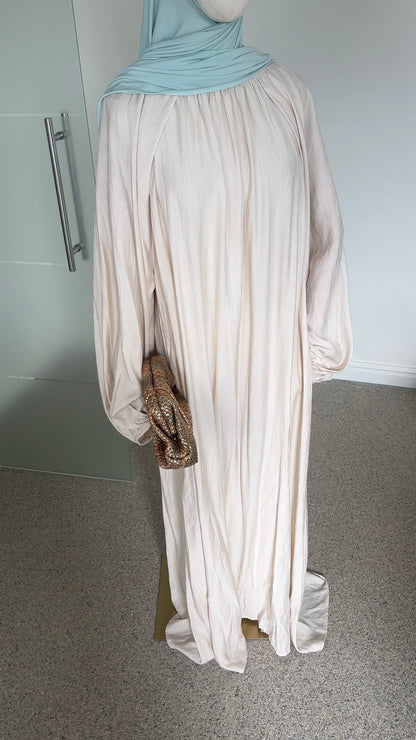 SOFT VISCOSE ABAYA BEIGE