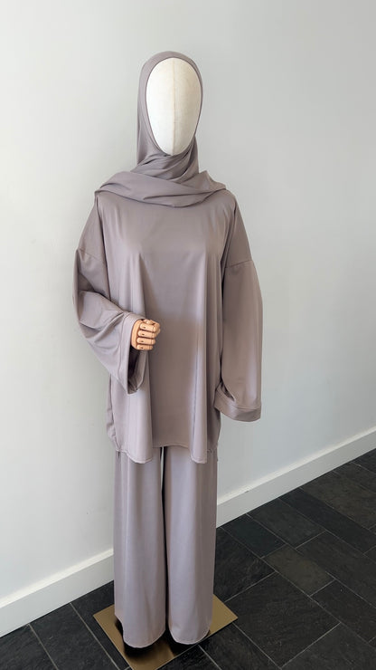 BURKINI 3 PIECE LIGHT TAUPE