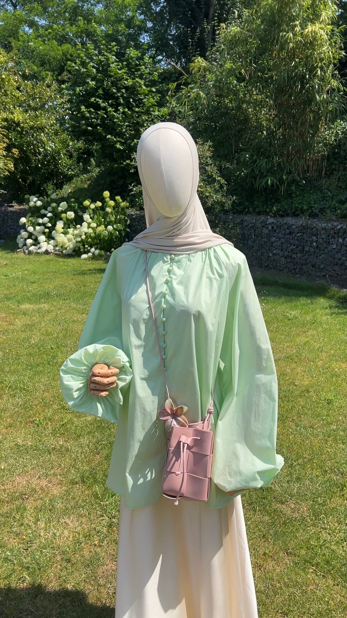 COTTON PUFF TOP MINT