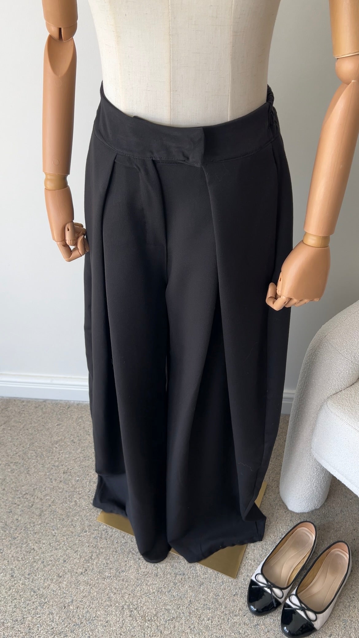 FALL TROUSER BLACK (tall proof)