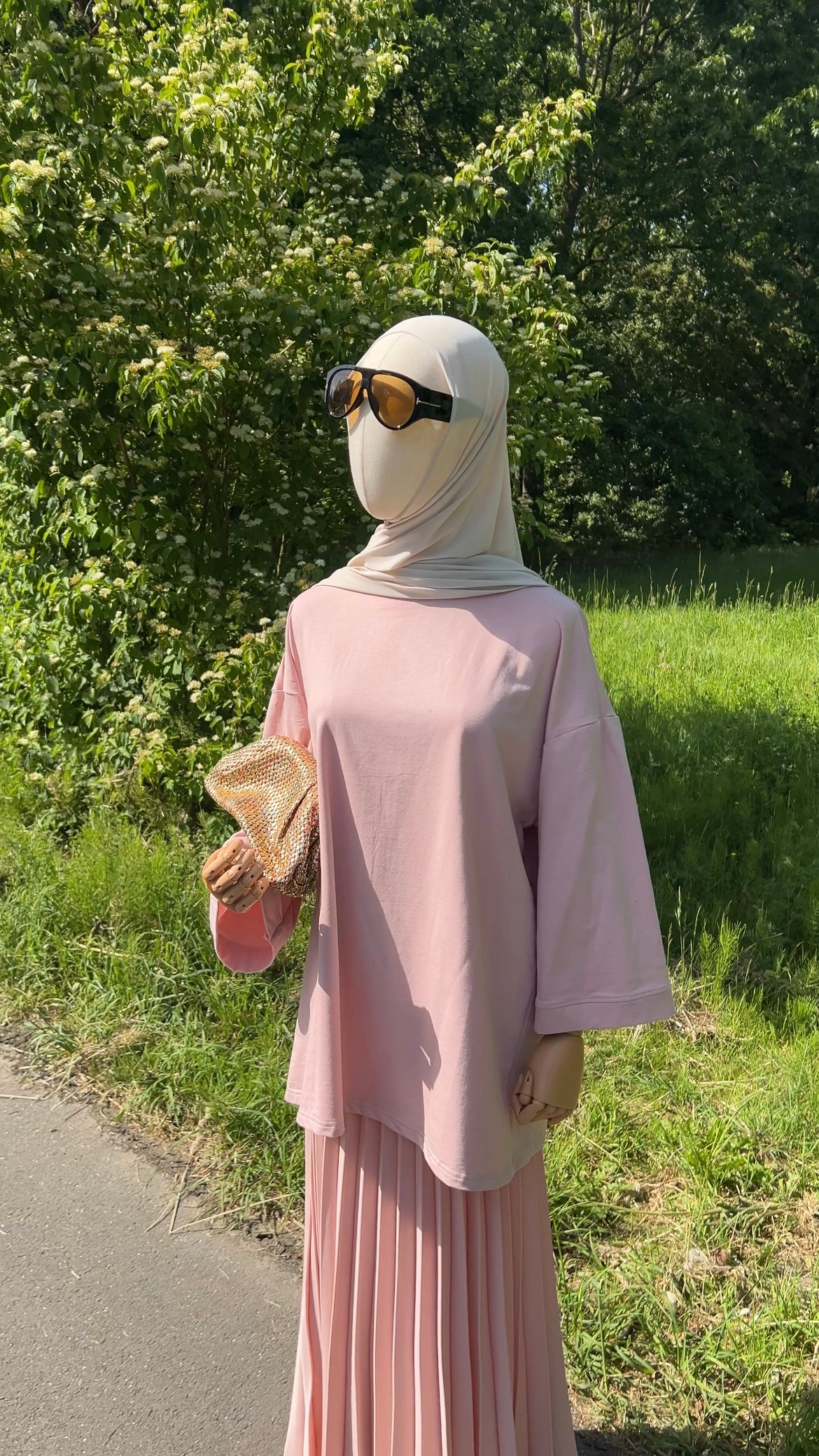 COTTON LONGSLEEVE BABY PINK (RESTOCKING SOON)