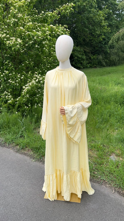 AIRY DRESS YELLOW (RESTOCKING SOON)