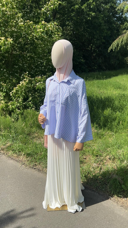 STRIPED SHIRT PINK/BLUE
