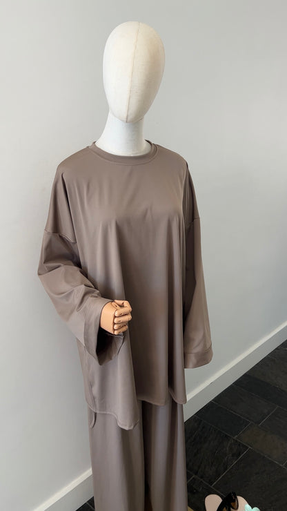BURKINI 3 PIECE TAUPE