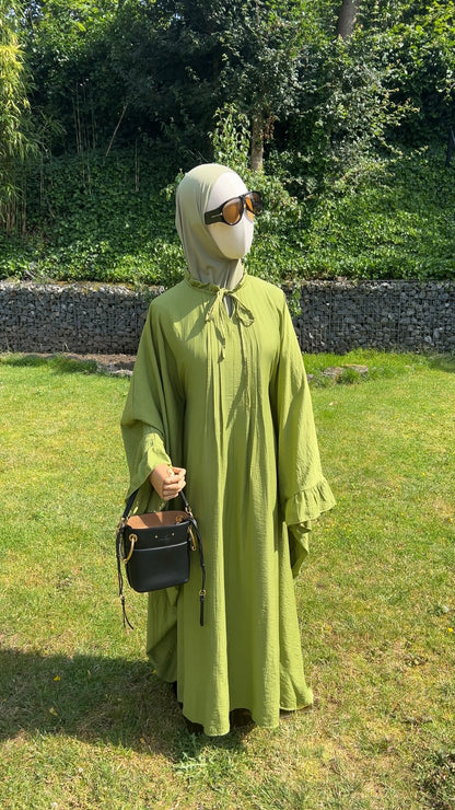 BUTTERFLY DRESS OLIVE