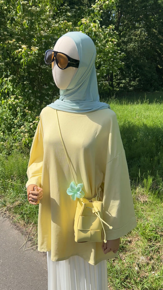 COTTON LONGSLEEVE BUTTER YELLOW
