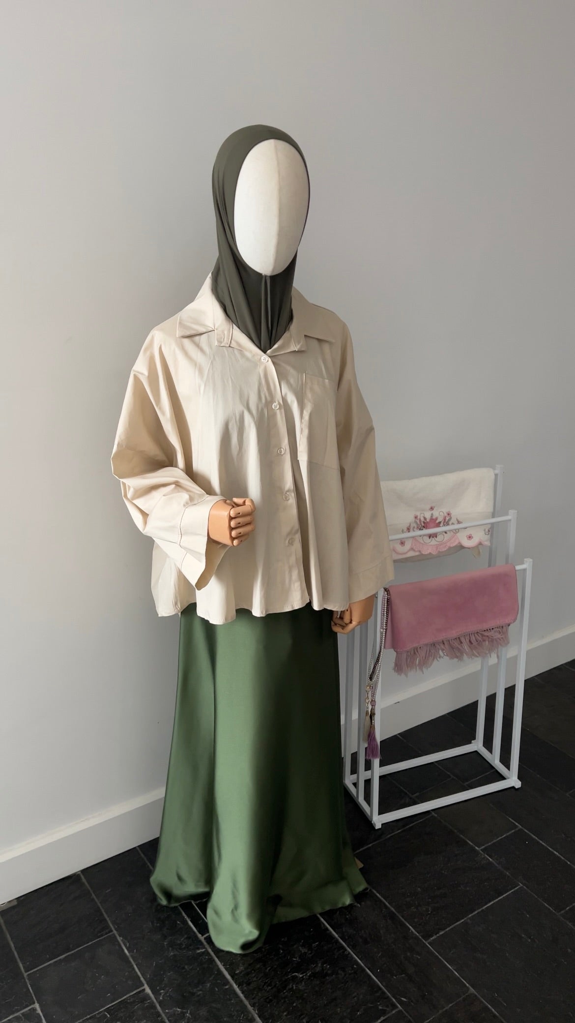 OVERSIZED SHIRT BEIGE