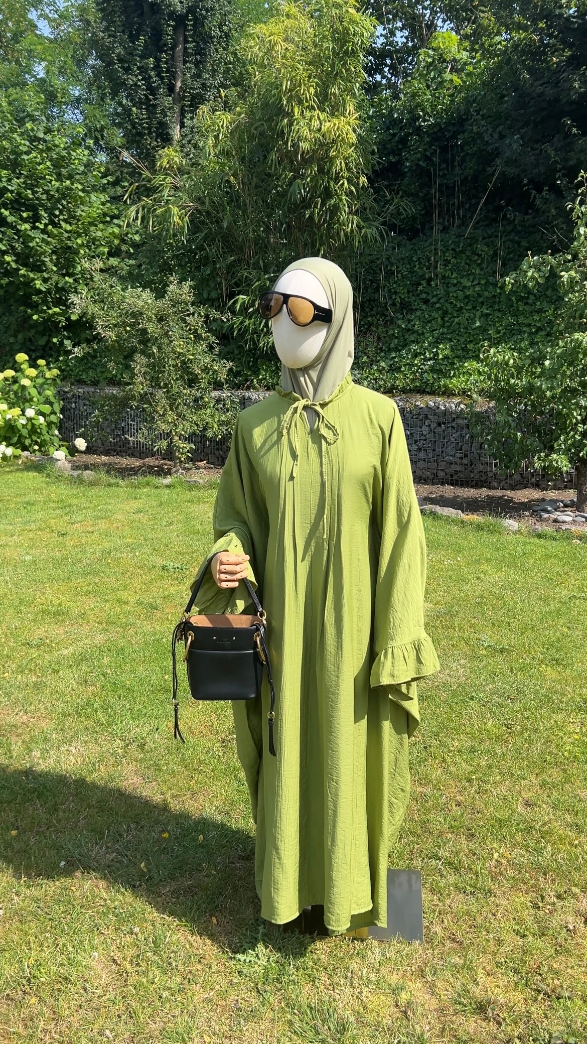 BUTTERFLY DRESS OLIVE