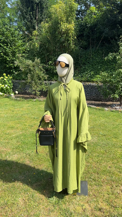 BUTTERFLY DRESS OLIVE