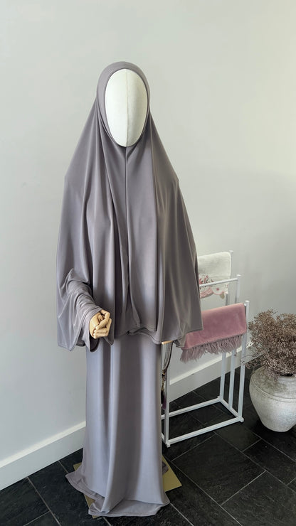 ABAYA KHIMAR SET TAUPE