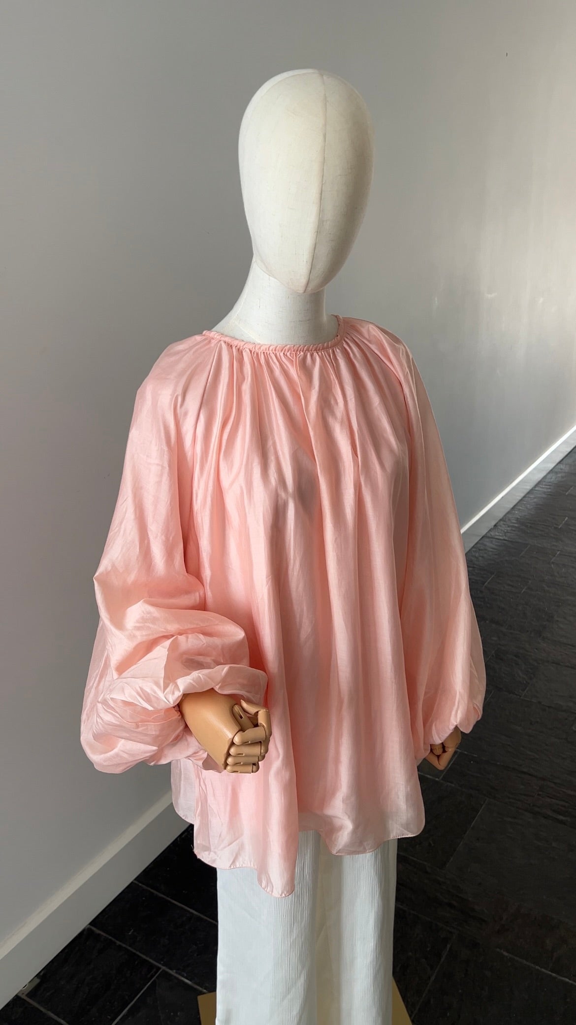 CLOUD TOP PEACH (double lined, not see through)