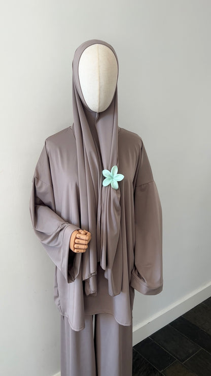 BURKINI 3 PIECE LIGHT TAUPE