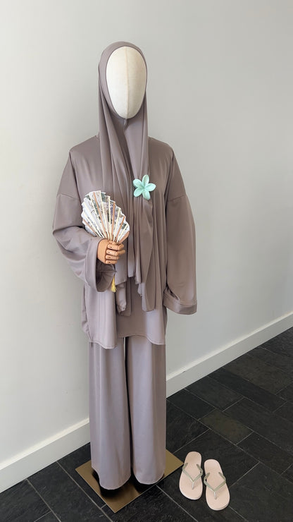 BURKINI 3 PIECE LIGHT TAUPE