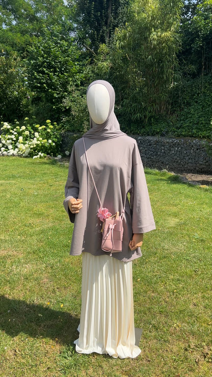 COTTON LONGSLEEVE TAUPE
