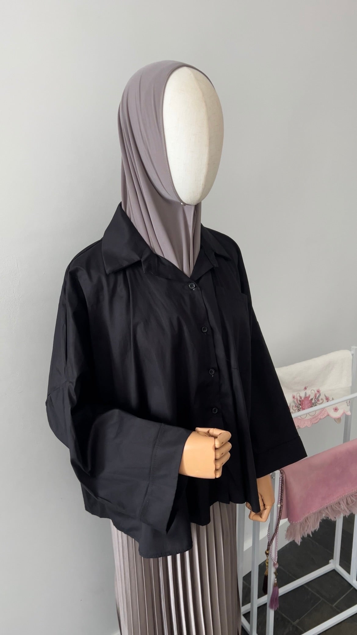 OVERSIZED SHIRT BLACK