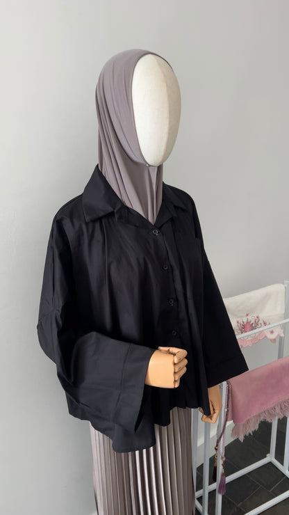 OVERSIZED SHIRT BLACK