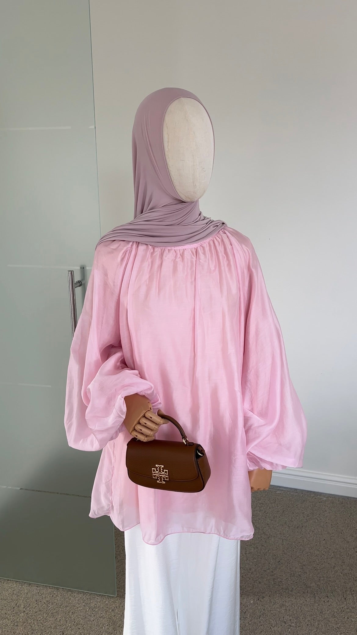 CLOUD TOP COTTON PINK (double lined, not see through)