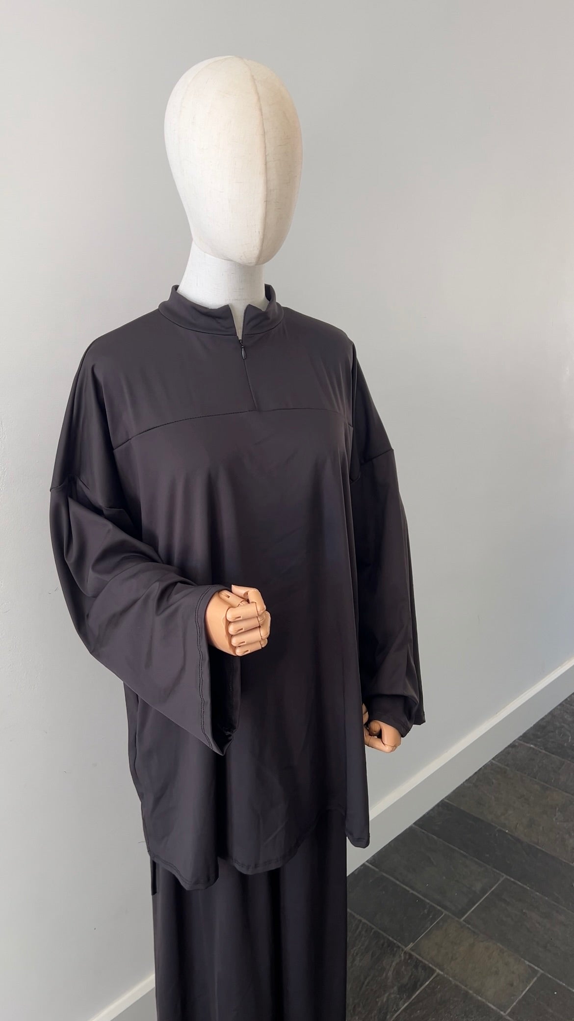 ZIP BURKINI BLACK