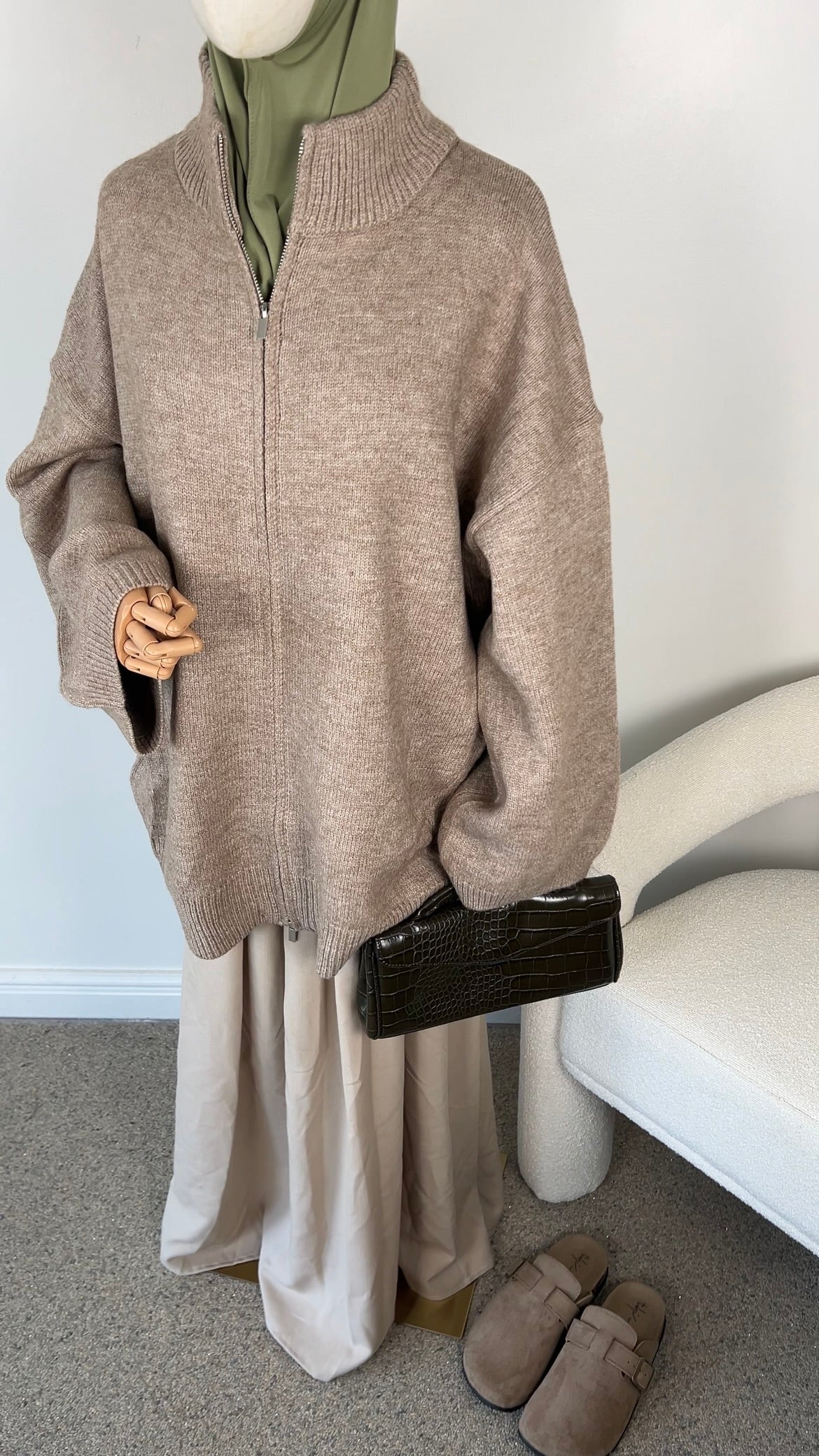 MAXI SKIRT BEIGE