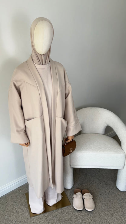 OVERSIZED COAT BEIGE
