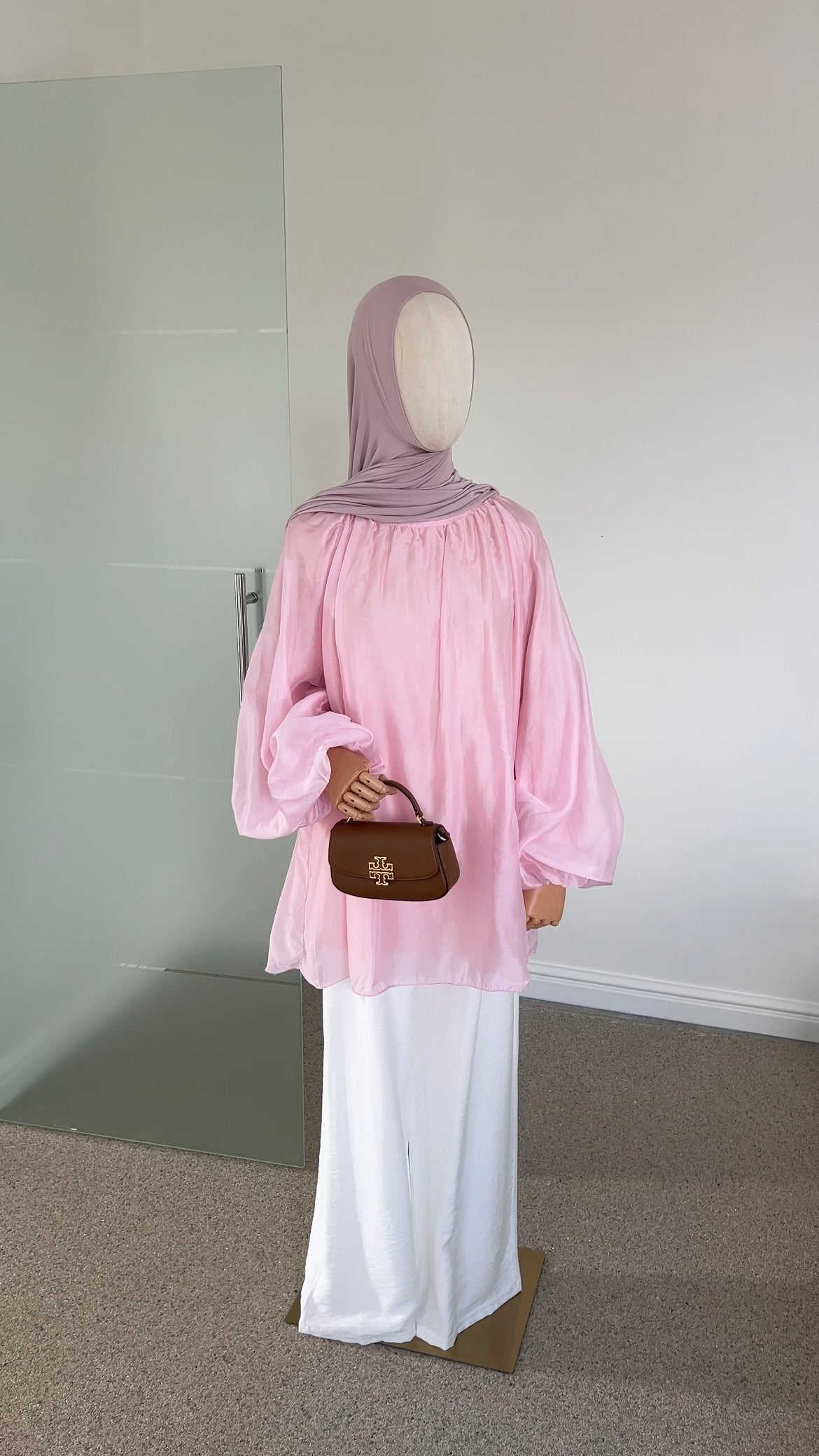 CLOUD TOP COTTON PINK (double lined, not see through)